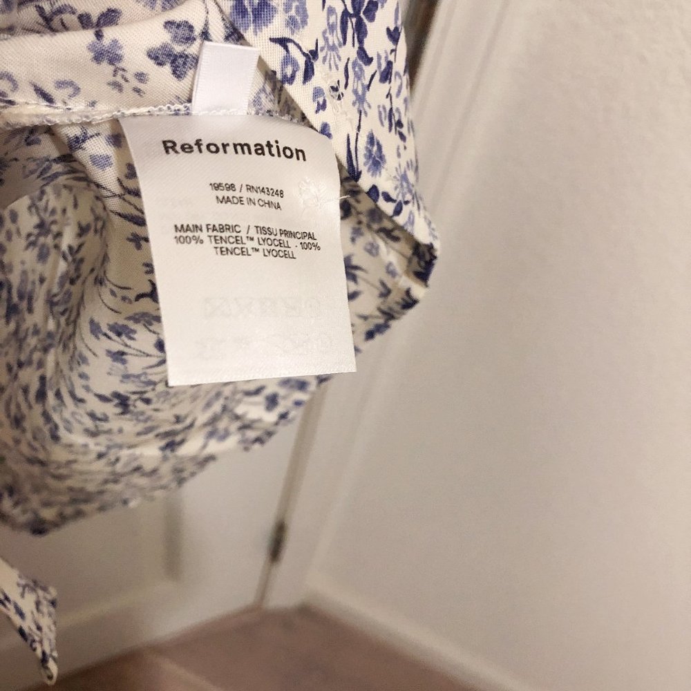 NWOT Reformation Margeaux Dress Johanna - Picture 6 of 6
